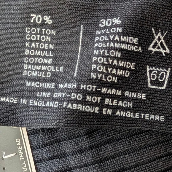 Pantherella Black Dress Socks - Picture 4 of 4